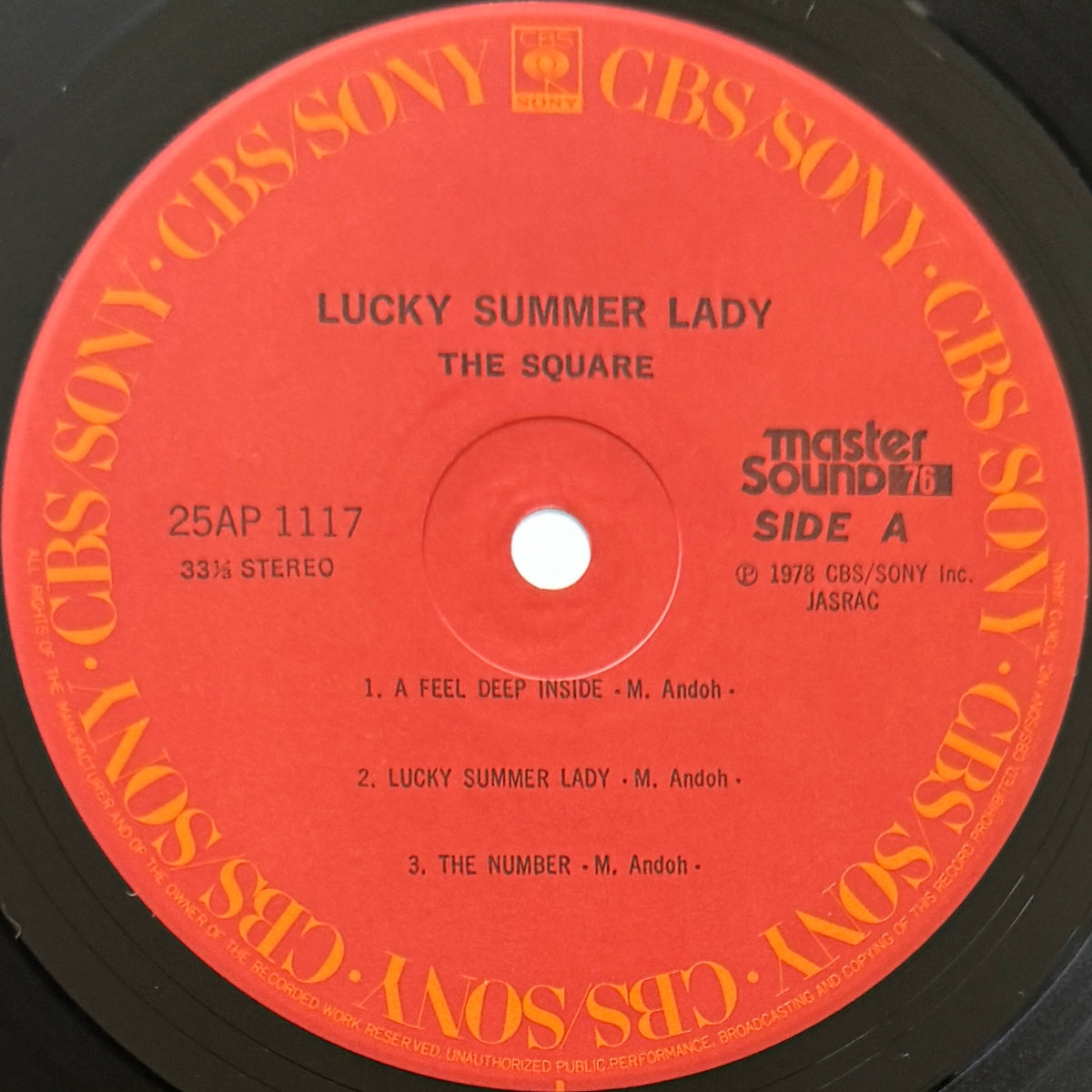 The Square - Lucky Summer Lady (Original Press)