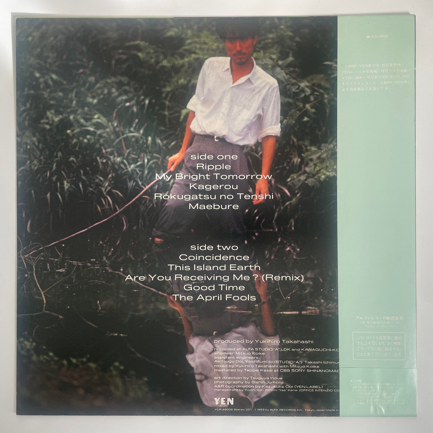 Yukihiro Takahashi - Tomorrow'S Just Another Day (1983 Japan Original - LP)