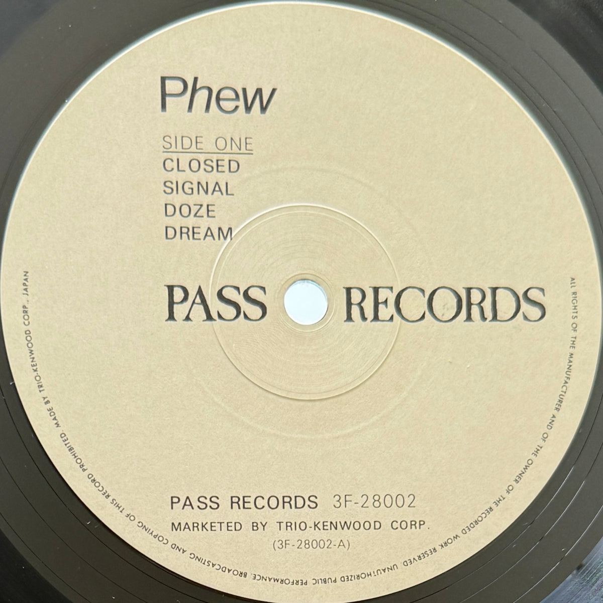 Phew - Phew (Original Press)