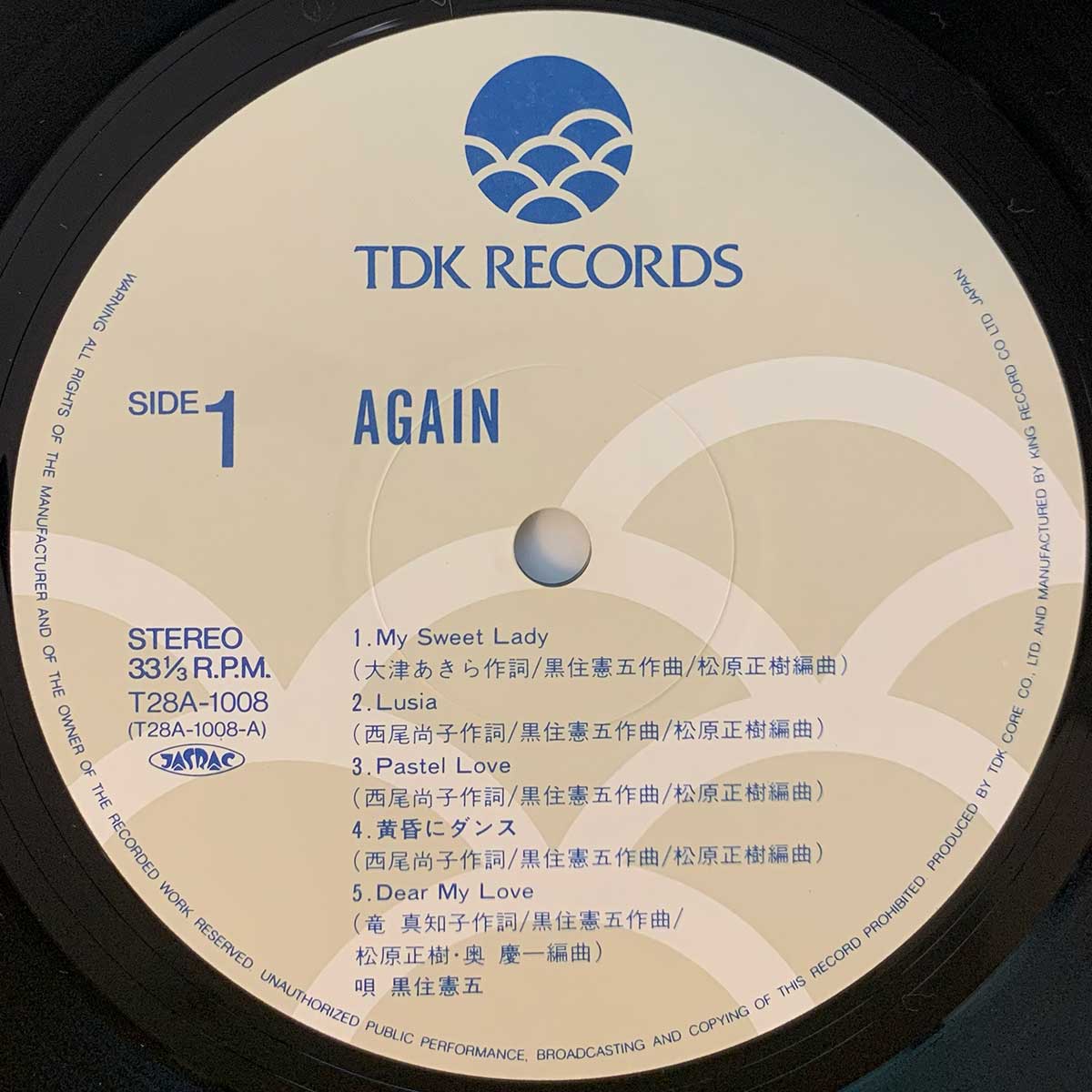 Kurozumi Kengo - Again (1982 Japan Original - LP)