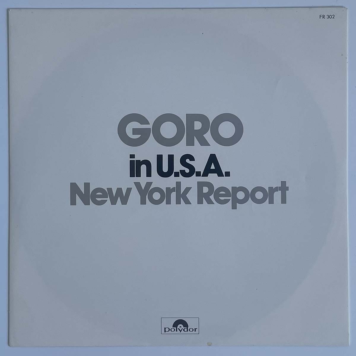 Goro Noguchi - Goro In New York (1977 Japan Original - LP)