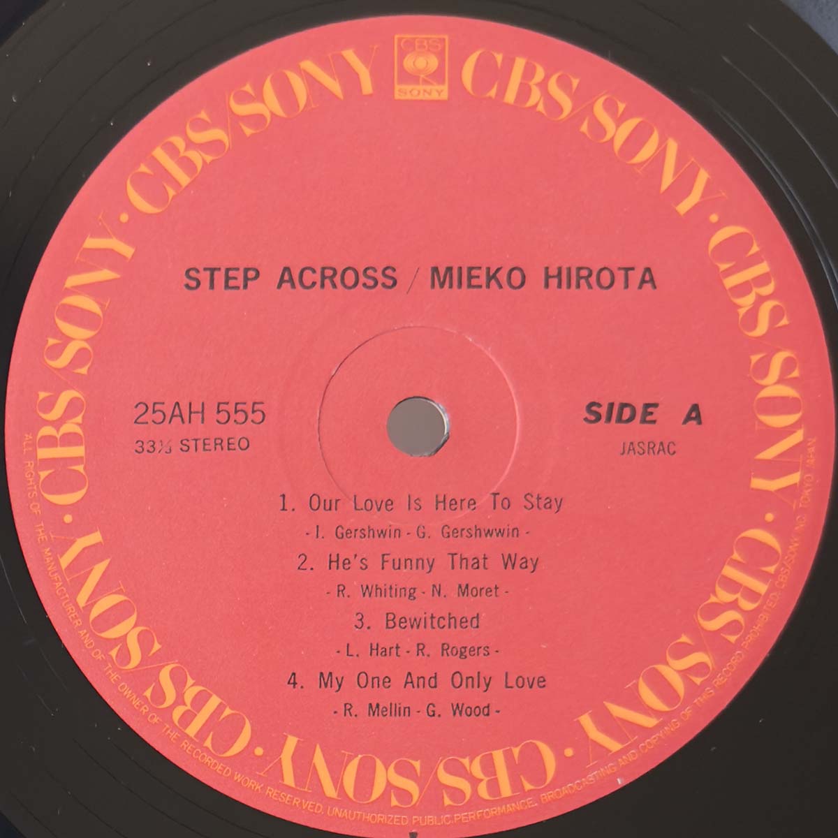 Mieko Hirota - Step Across (1978 Japan Original - LP)