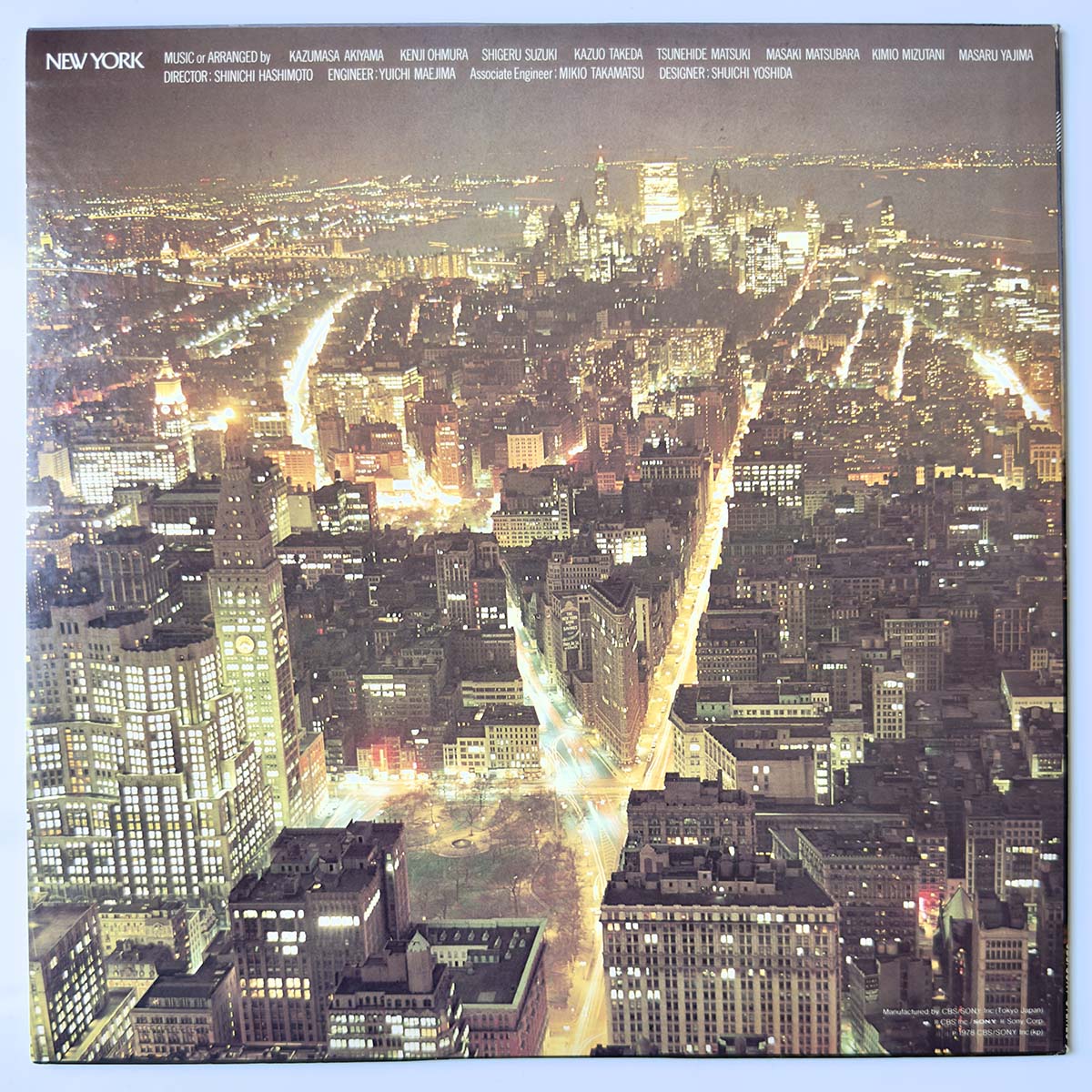 Kazumasa Akiyama - New York (1978 Japan Original - LP)