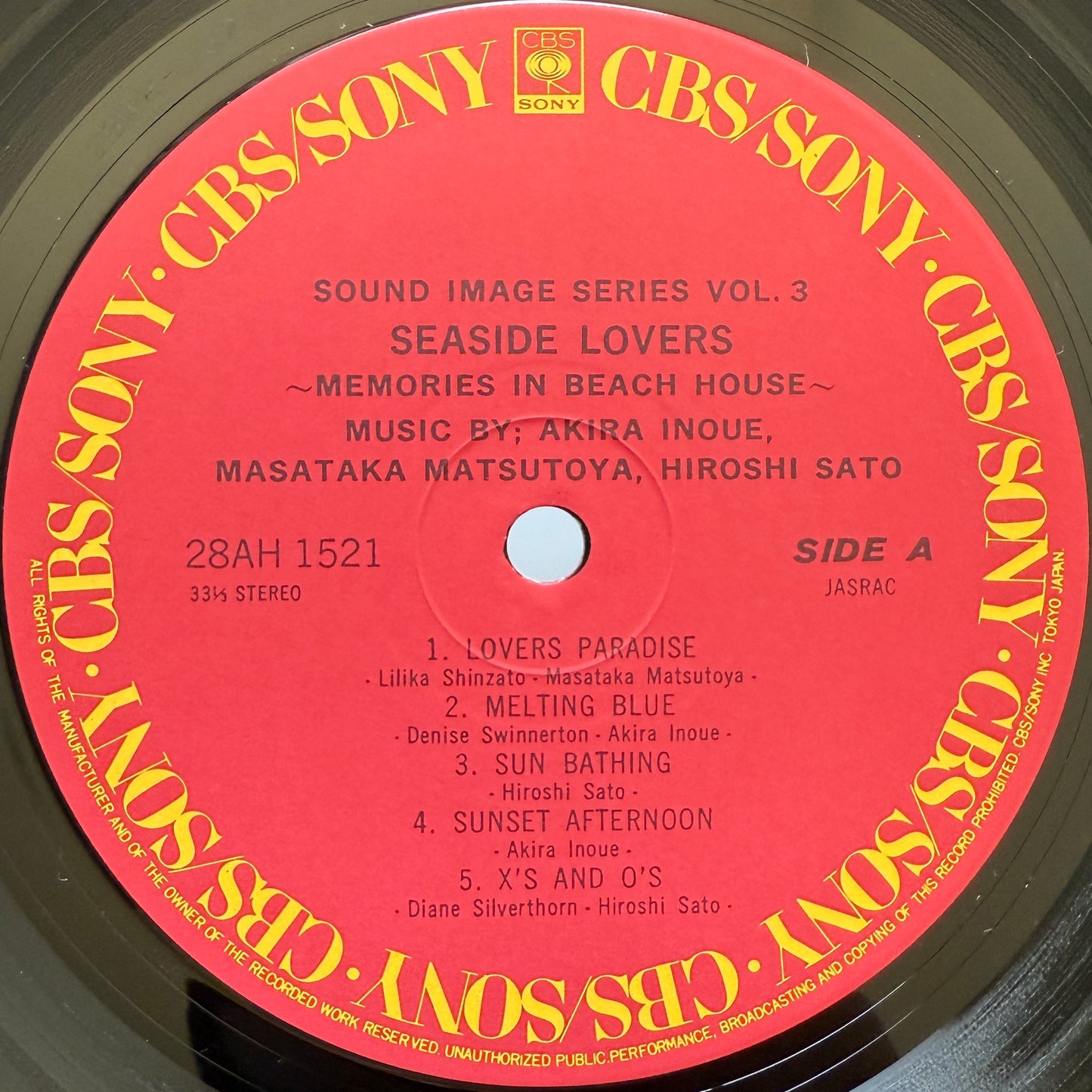 VA (Hiroshi Sato / Masataka Matsutoya / Akira Inoue) - Seaside Lovers (Original Press)