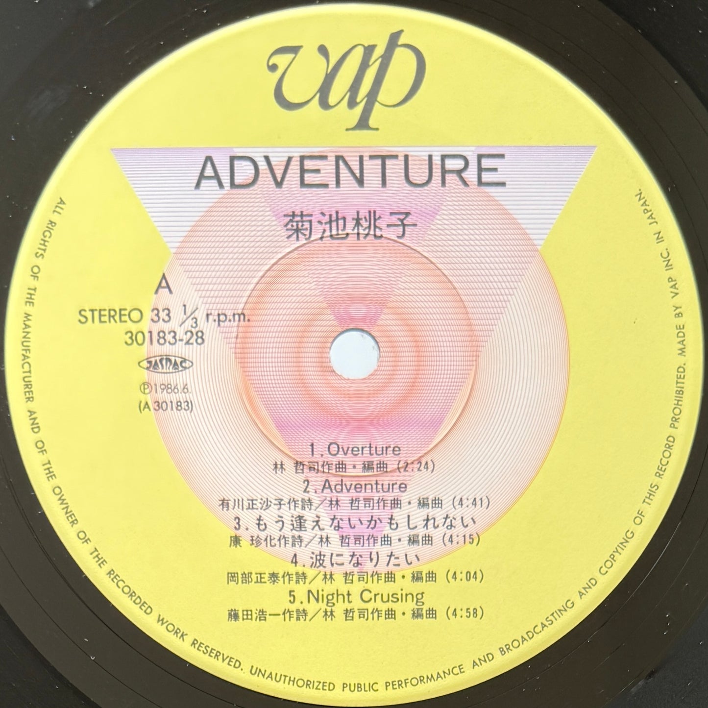 Momoko Kikuchi  - Adventure (Original Press)