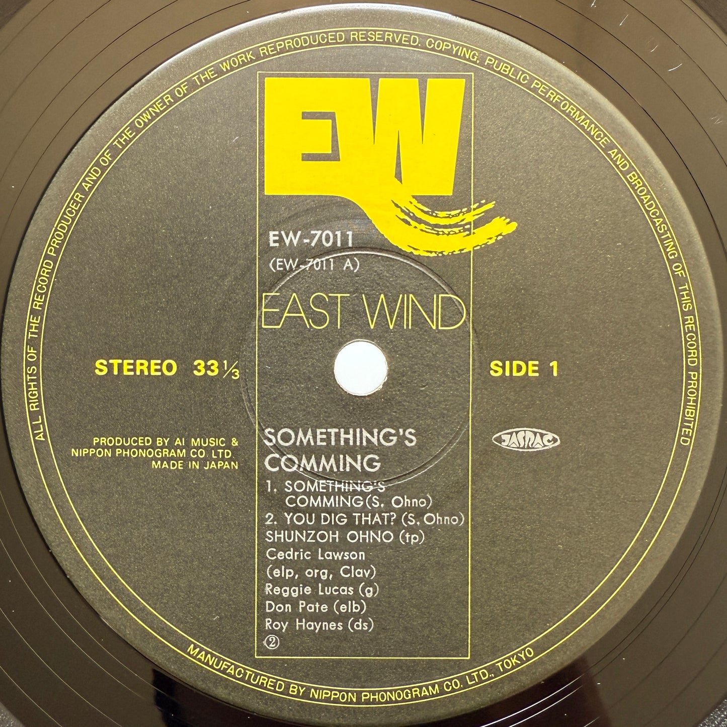 Shunzo Ohno - Something's Comming (Japan Original)