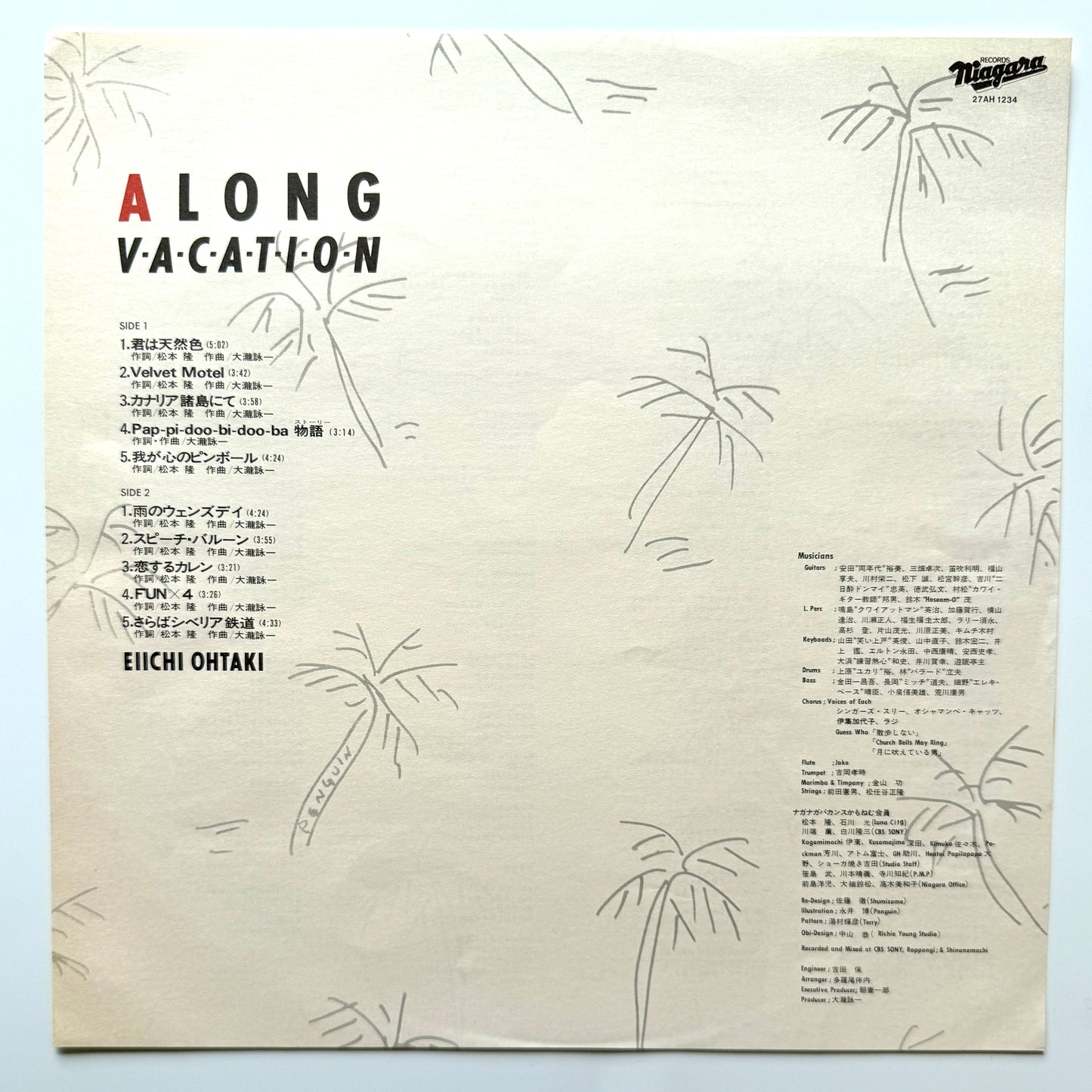 Eiichi Ohtaki - A Long Vacation (Original Press)