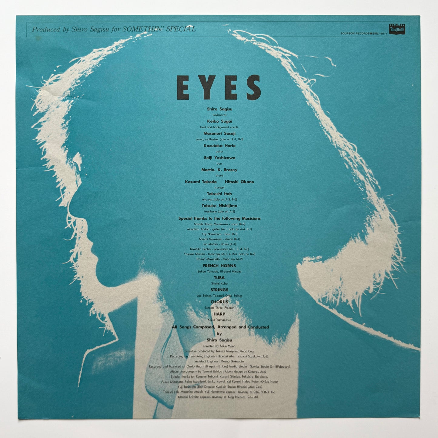 Shiro Sagisu With Somethin' Special - Eyes (Japan Original)