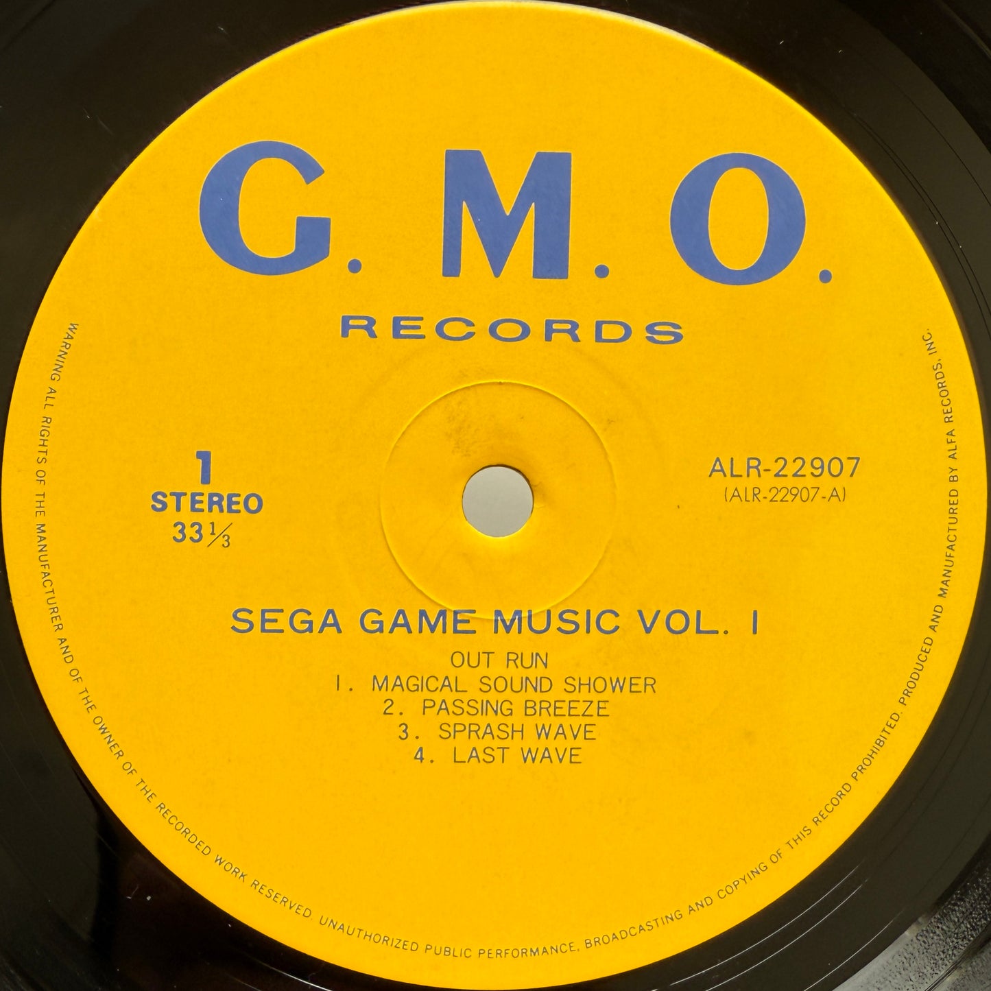 VA(Kazusuke Obi, Nobuyuki Ohnogi) - Sega Game Music Vol. 1 (Original Press)