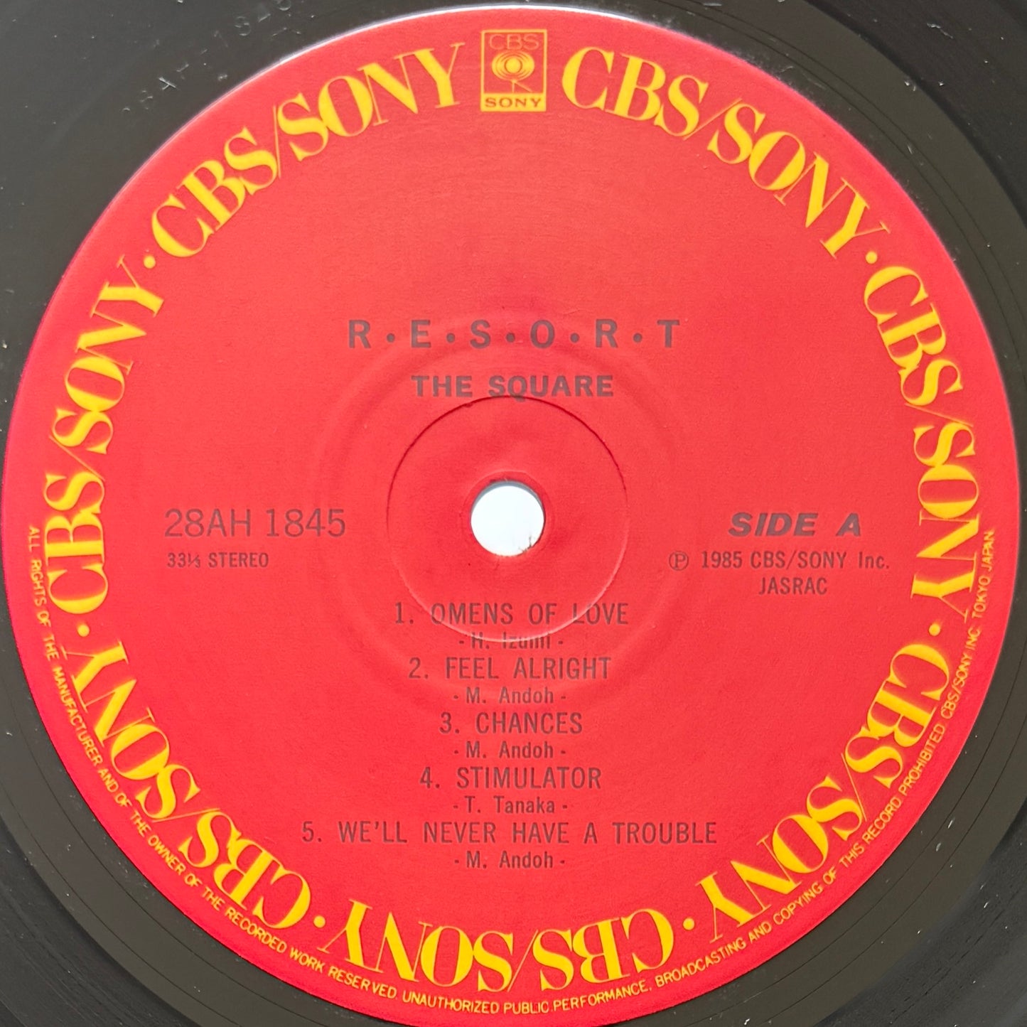 The Square - R・E・S・O・R・T (Original Press)