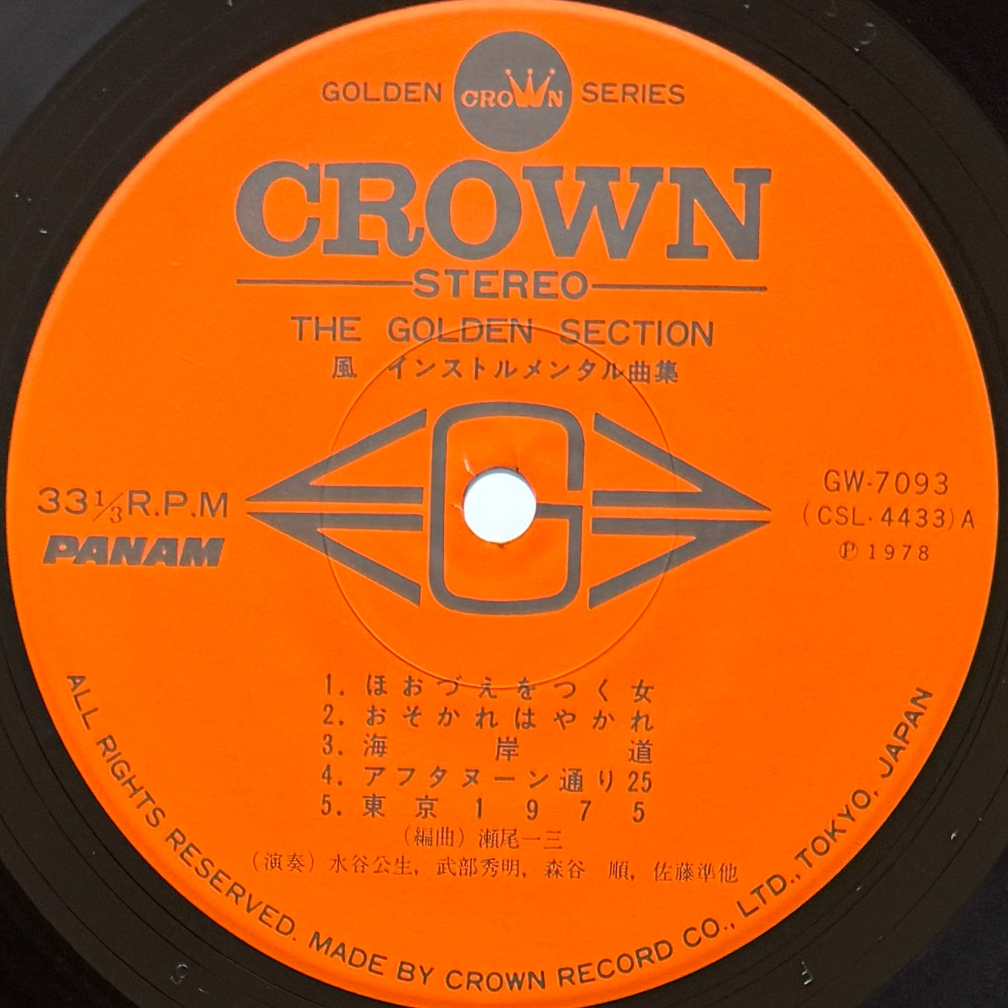 Ichizo Seo - Golden Section (Original Press)