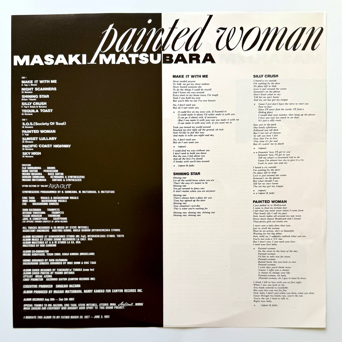 Masaki Matsubara - Painted Woman (Original Press)