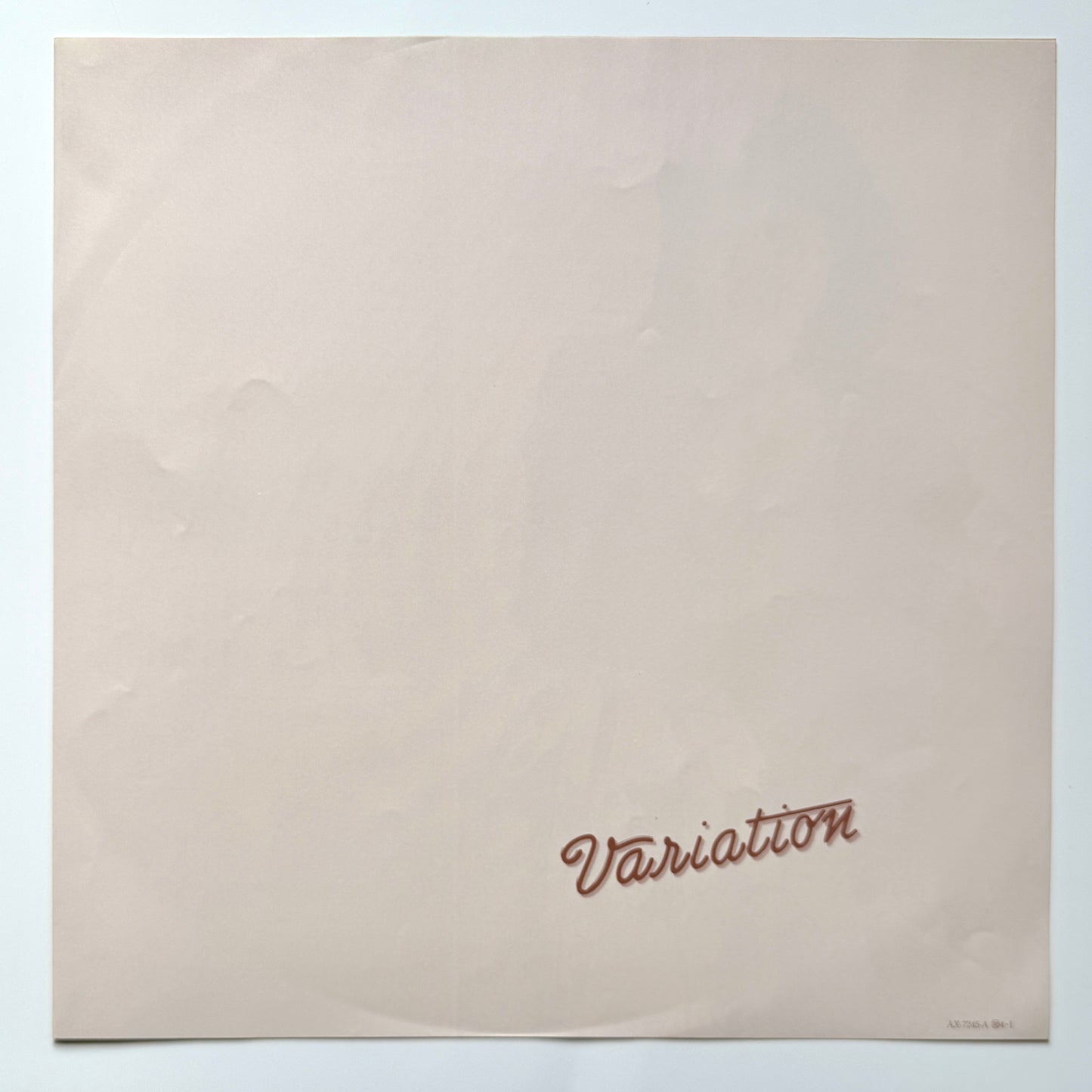 Yuko Tajima - Variation (Original Press)