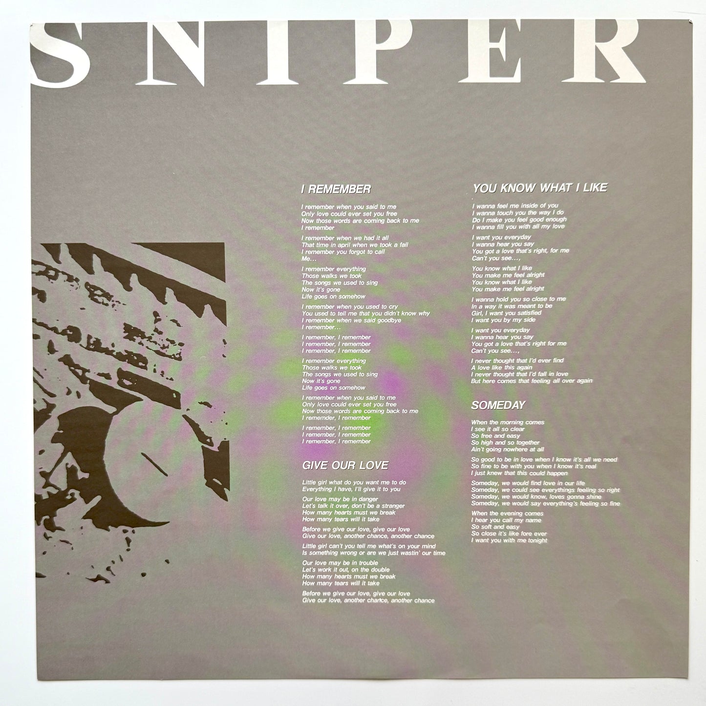 Masaki Matsubara - Sniper (Original Press)