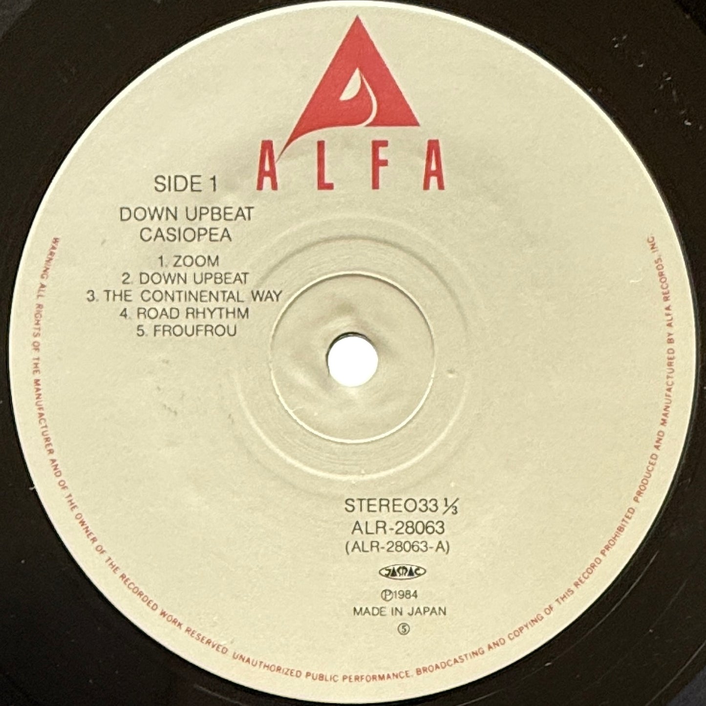 Casiopea - Down Upbeat (Original Press)