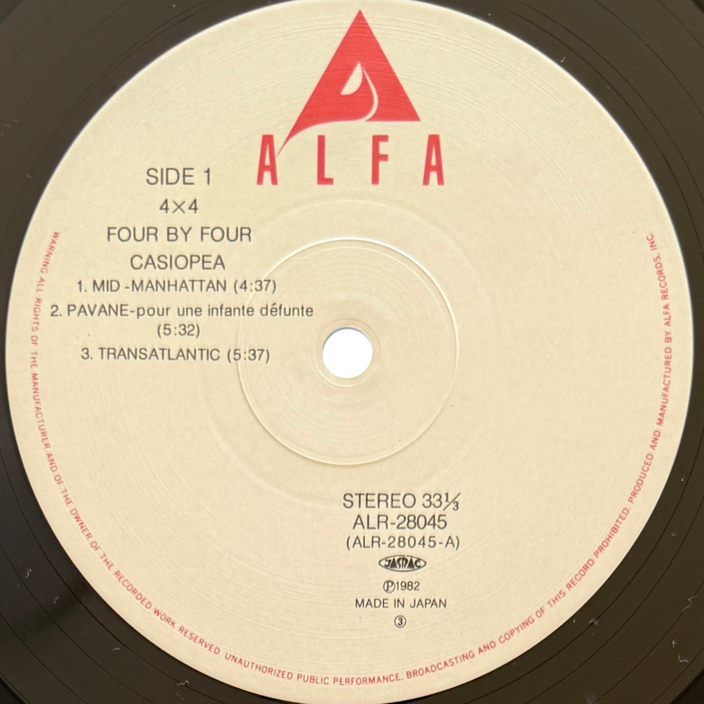 Casiopea - 4×4 (Original Press)