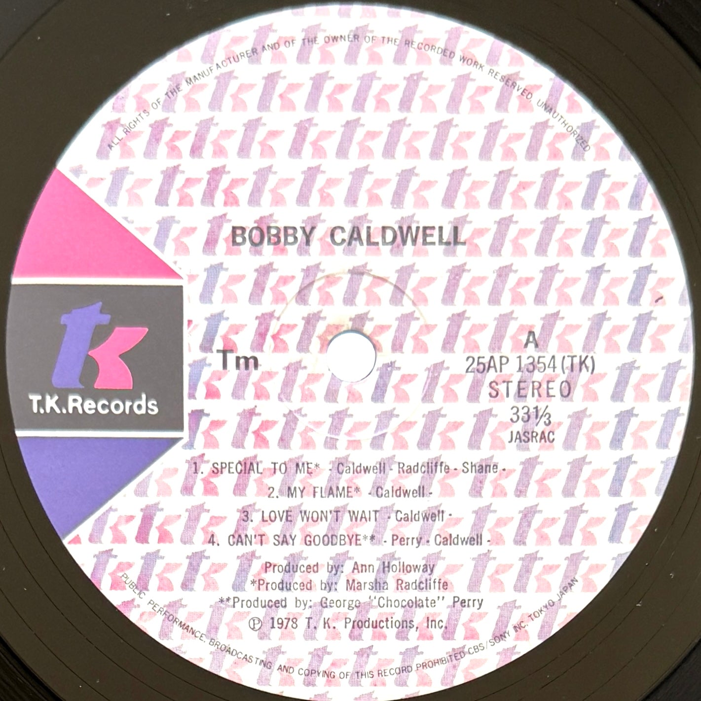 Bobby Caldwell - Bobby Caldwell (Japan Press)