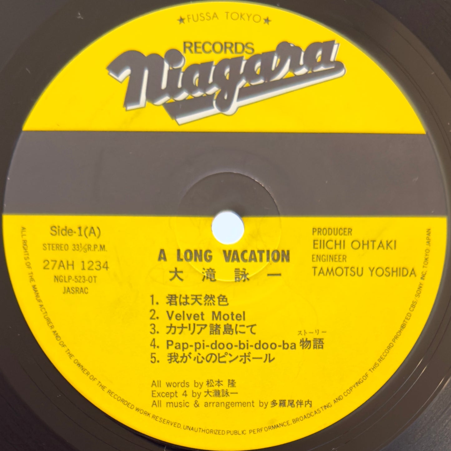 Eiichi Ohtaki - A Long Vacation (Original Press)