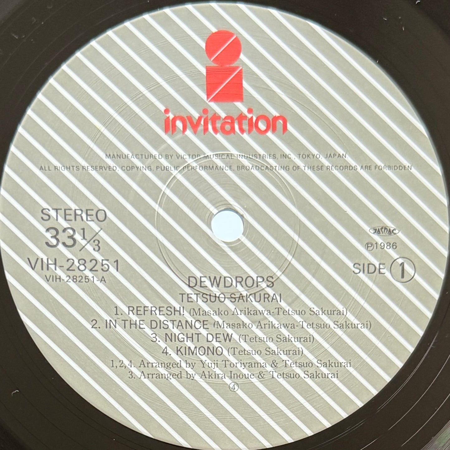 Tetsuo Sakurai - Dewdrops (Original Press)