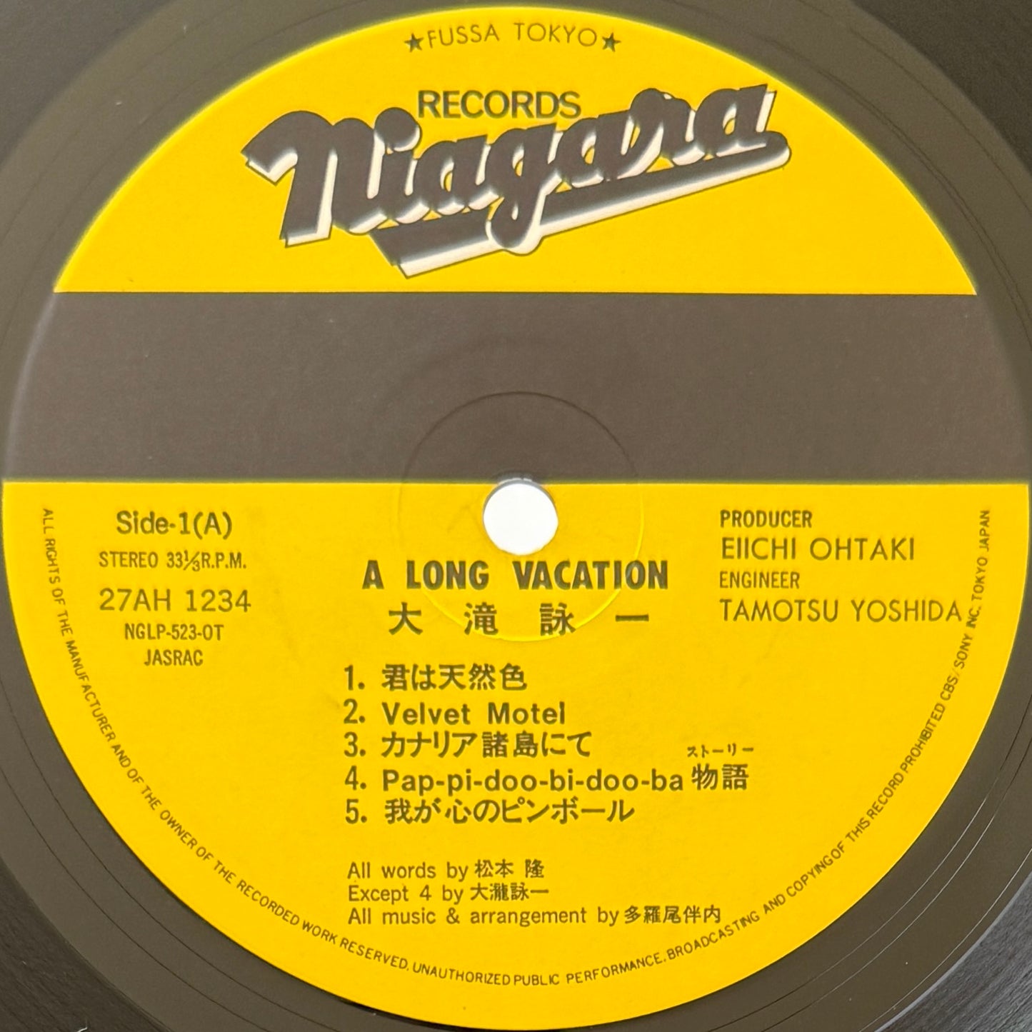Eiichi Ohtaki - A Long Vacation (Original Press)