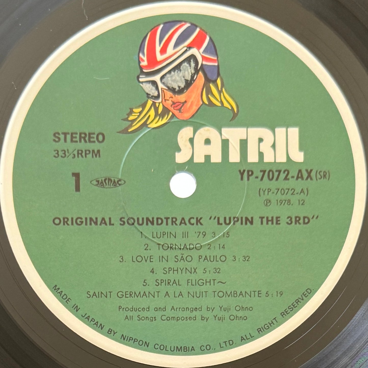 Yuji Ohno / You & The Explosion Band - OST「Lupin The 3rd Ⅱ」 (Original Press)