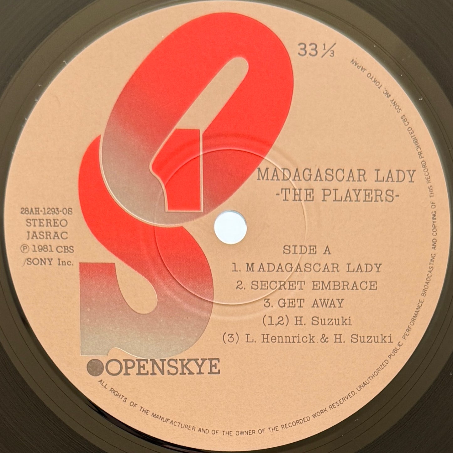 Players - Madagascar Lady (Original Press)