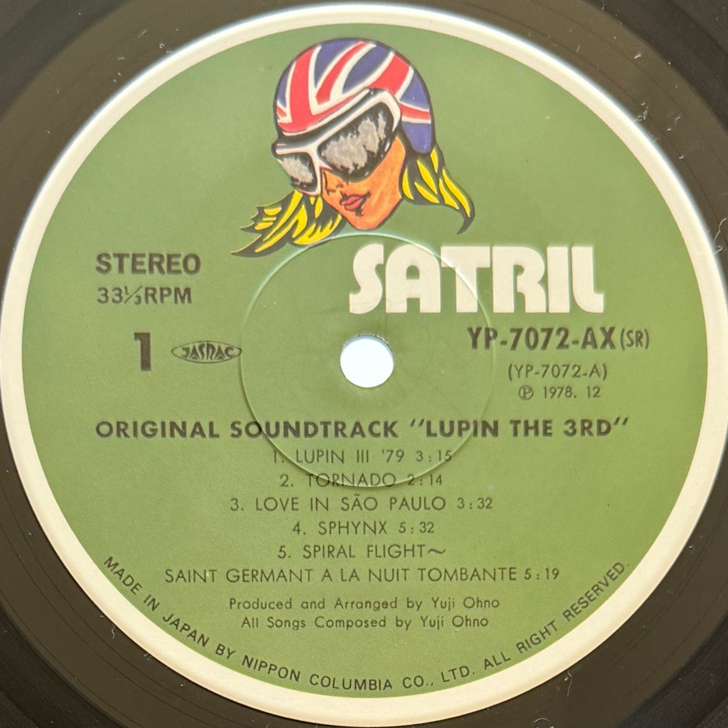 Yuji Ohno / You & The Explosion Band - OST「Lupin The 3rd Ⅱ」 (Original Press)