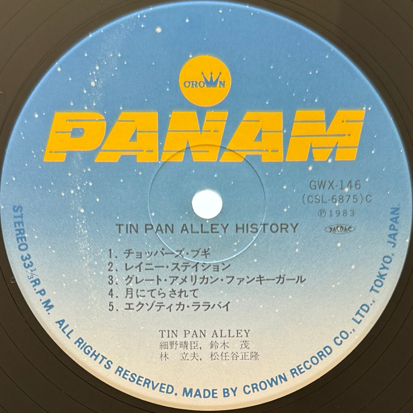 Tin Pan Alley - Tin Pan Alley History (Original Press)