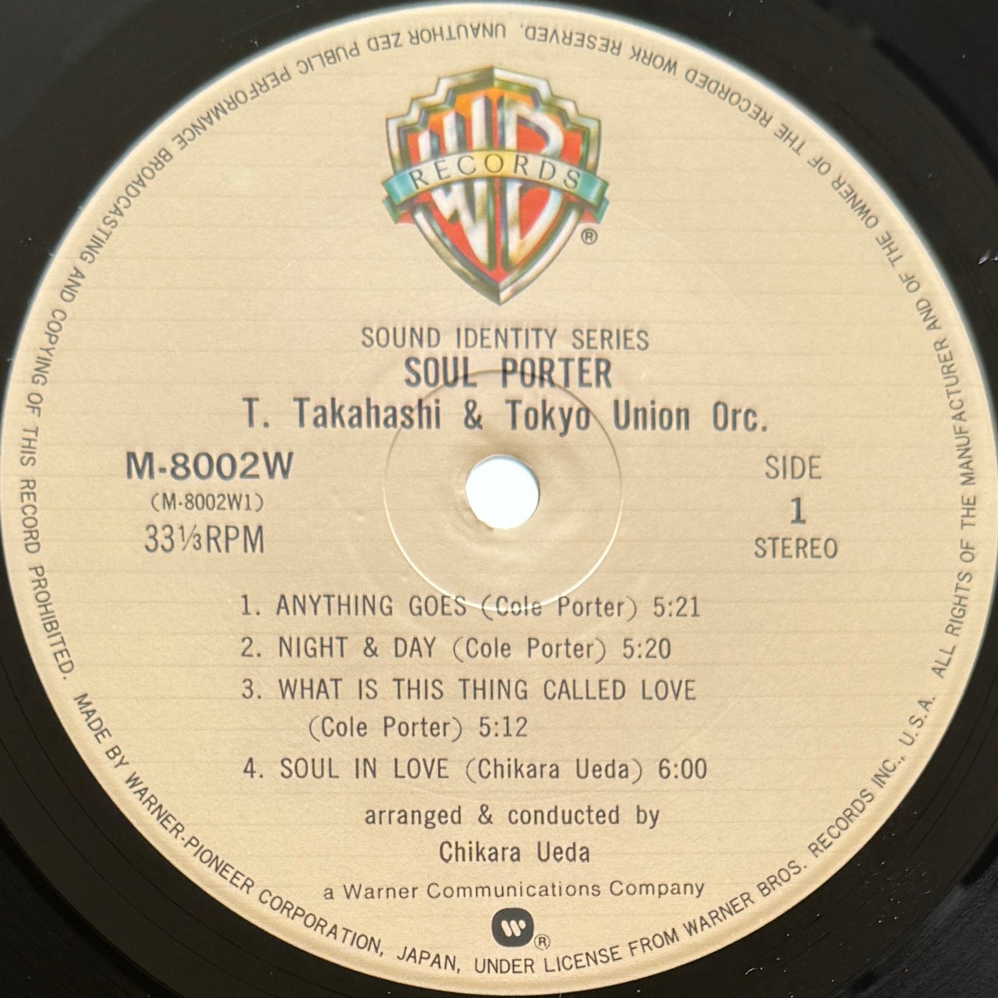 Tatsuya Takahashi & Tokyo Union - Soul Porter (Original Press)