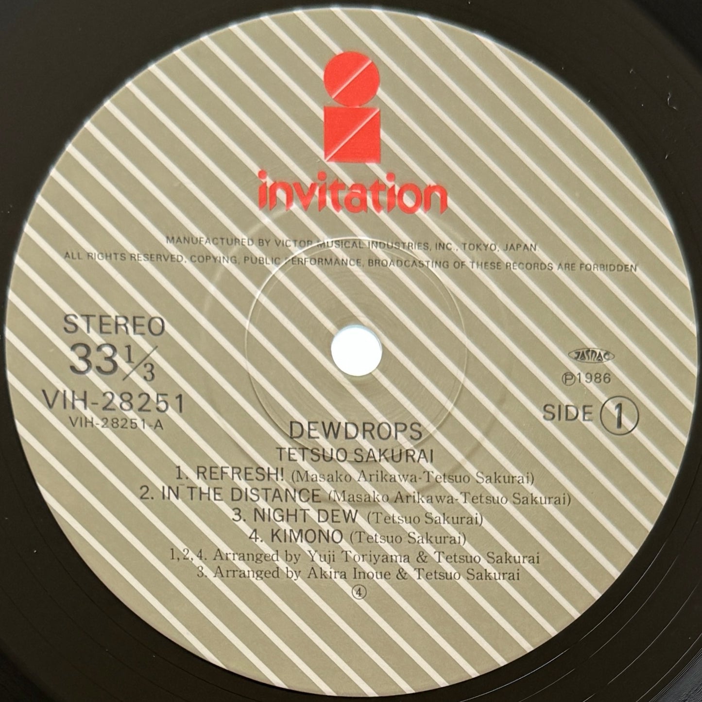 Tetsuo Sakurai - Dewdrops (Original Press)