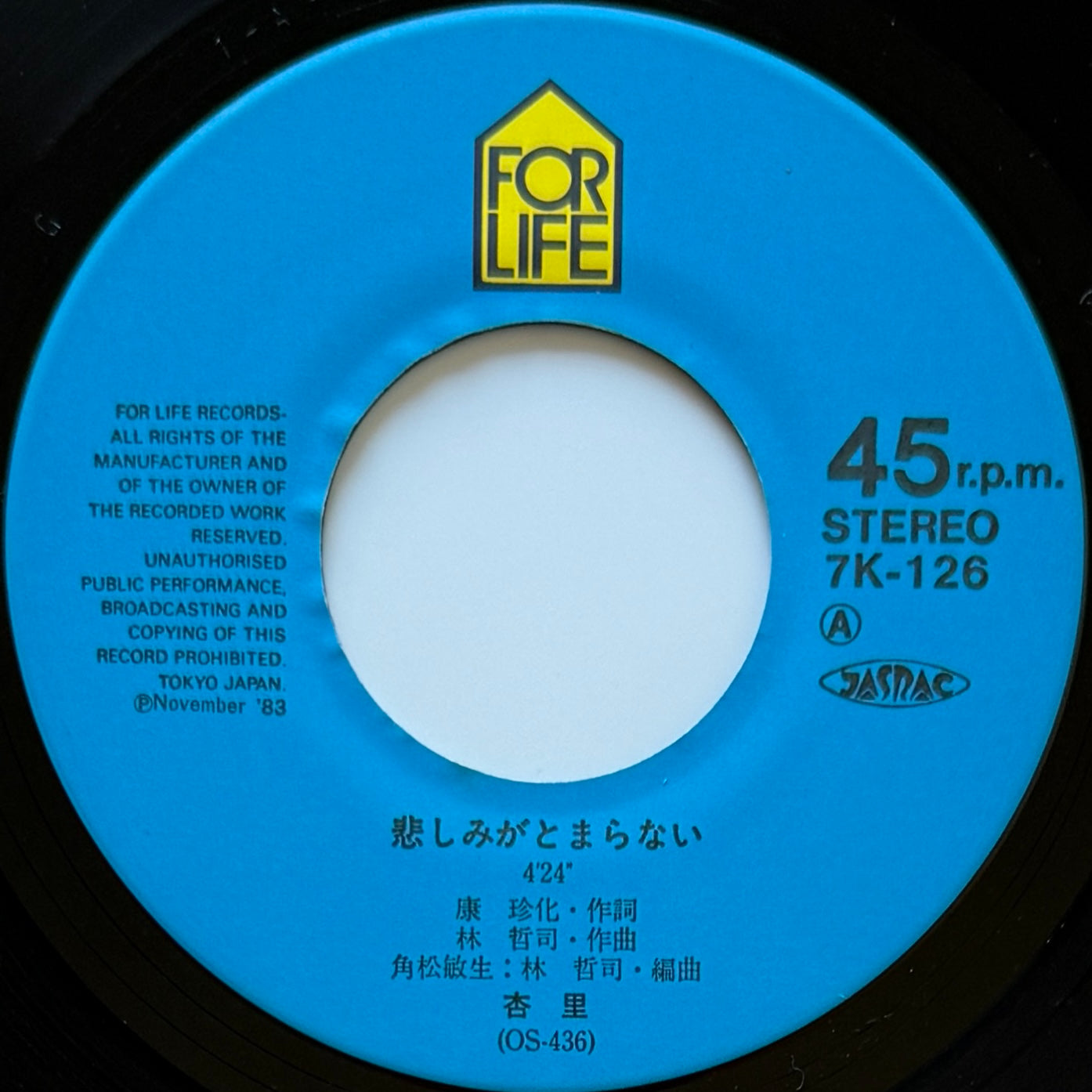 Anri - I Can't Stop The Loneliness / Remember Summer Days (Original Press)