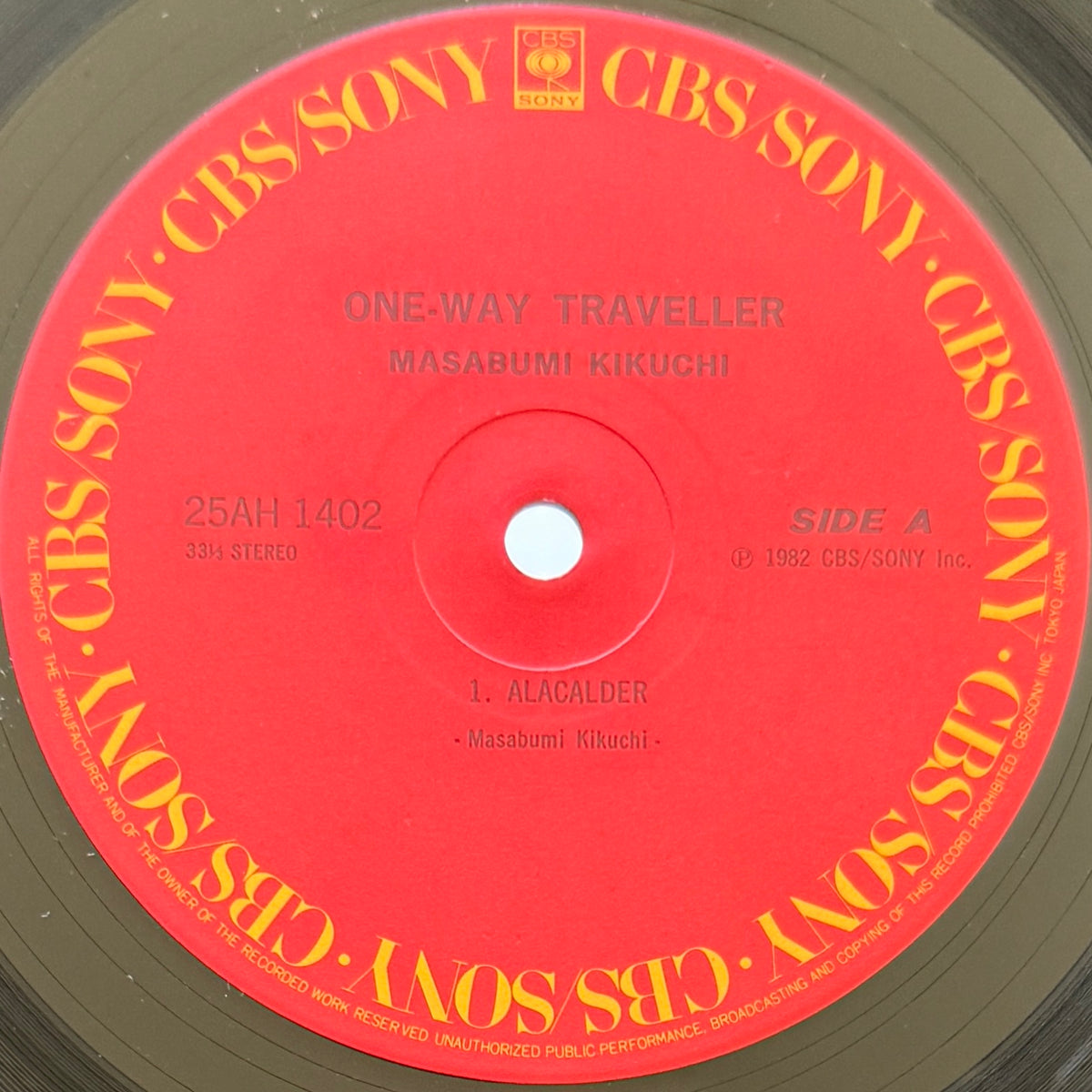 Masabumi Kikuchi - One-Way Traveller (Original Press)