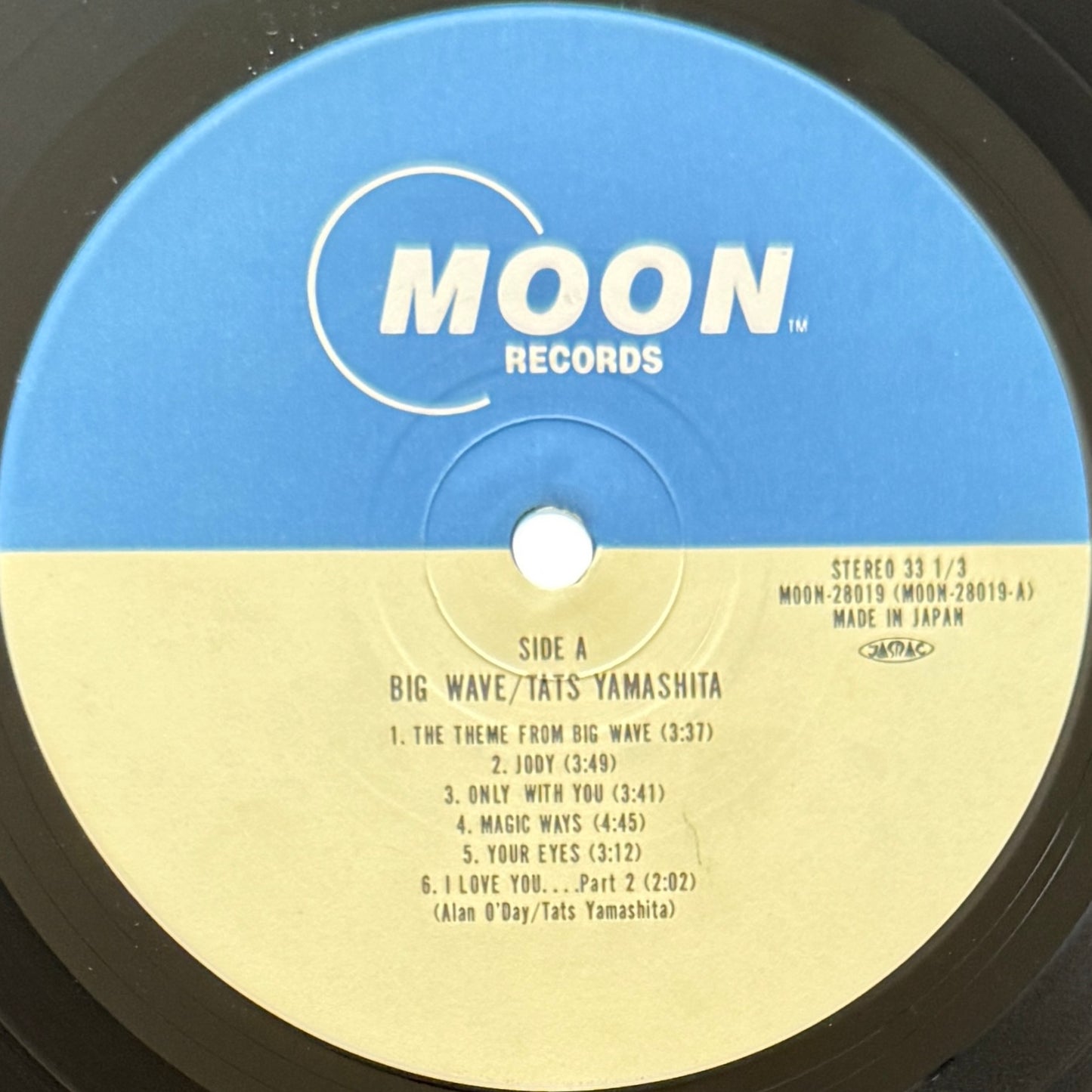 Tatsuro Yamashita - Big Wave (Original Press)