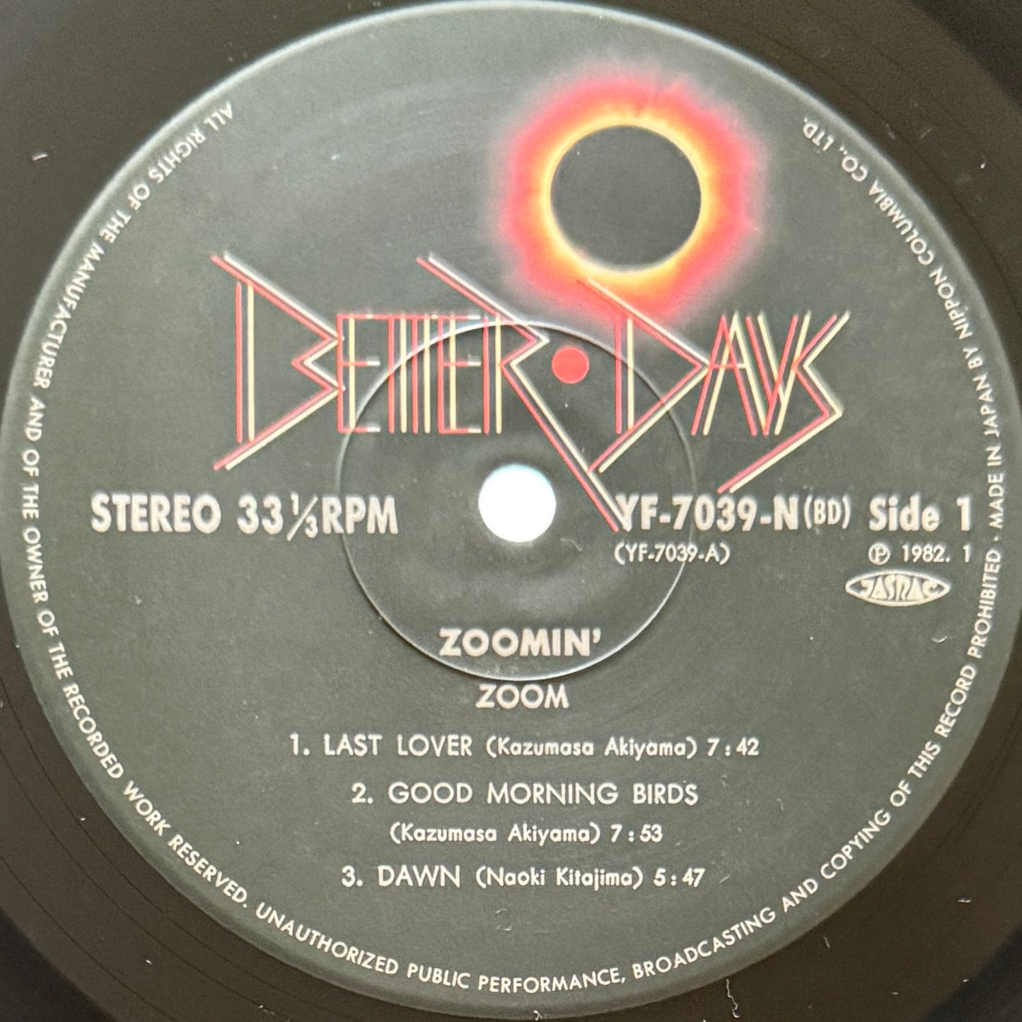 Zoom - Zoomin' (Original Press)
