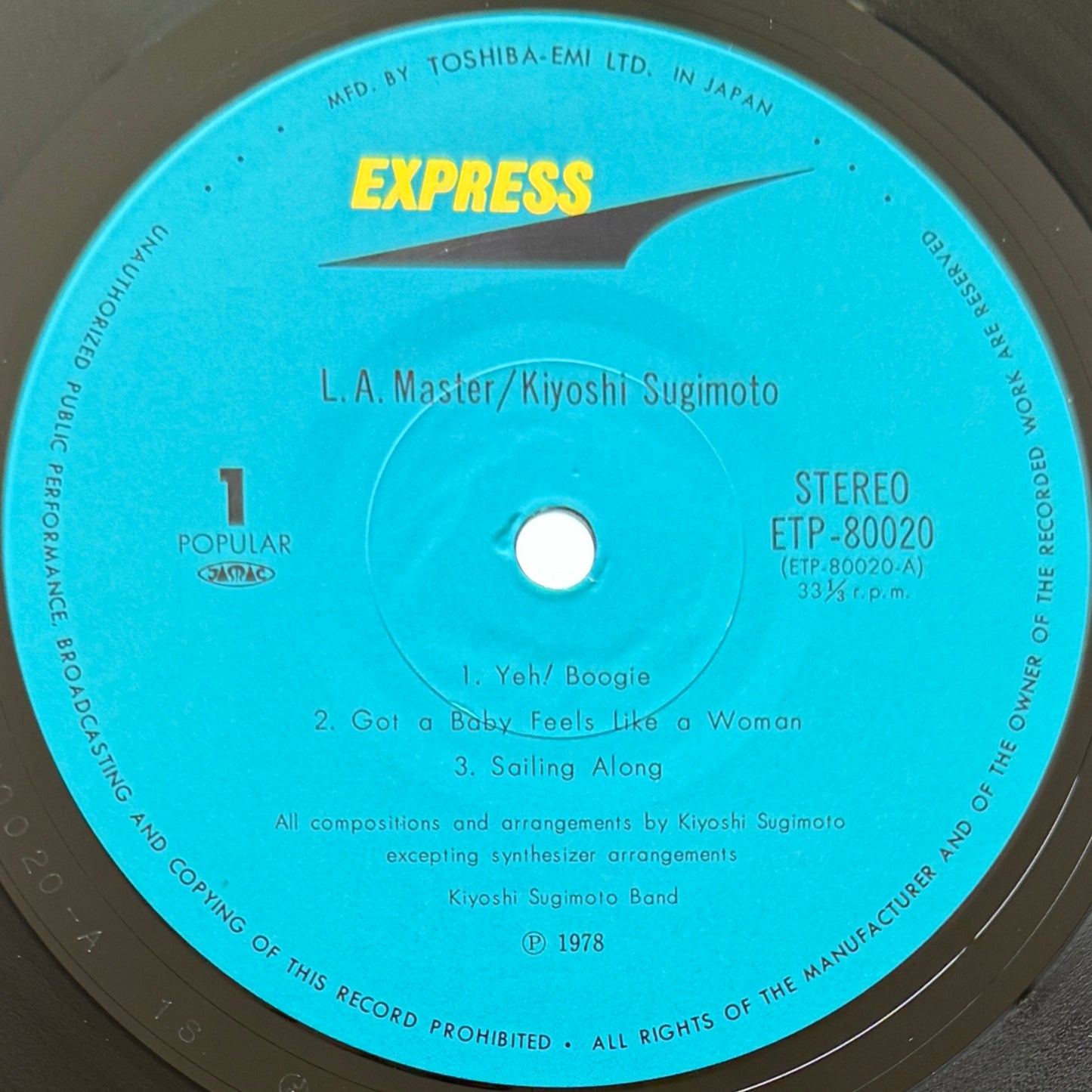 Kiyoshi Sugimoto - L.A. Master (Original Press)
