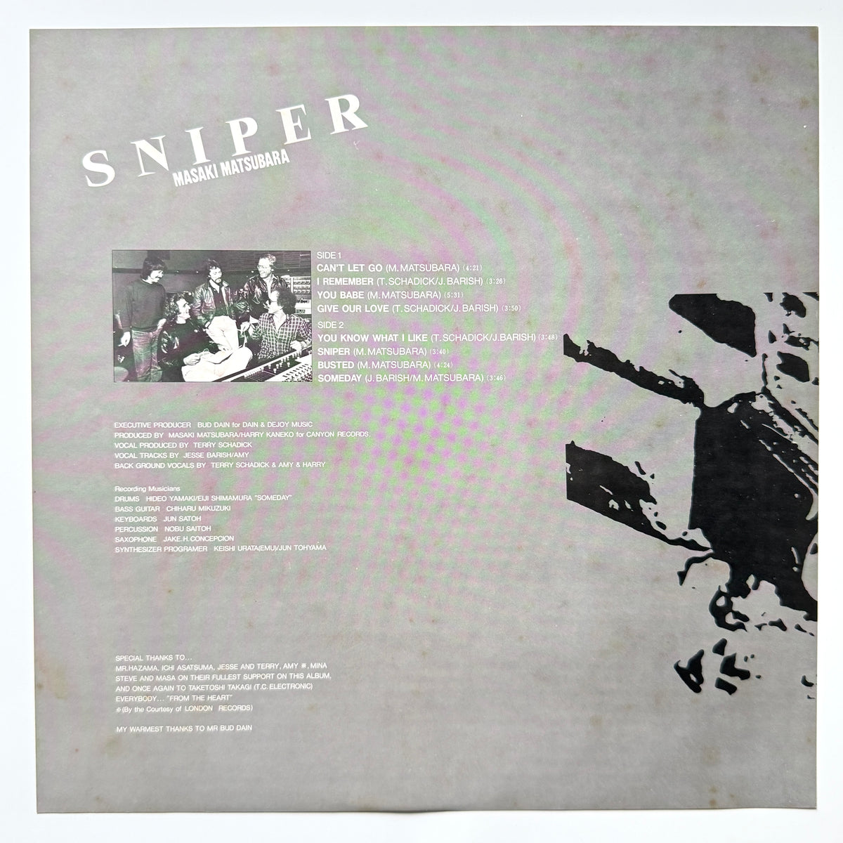 Masaki Matsubara - Sniper (Original Press)