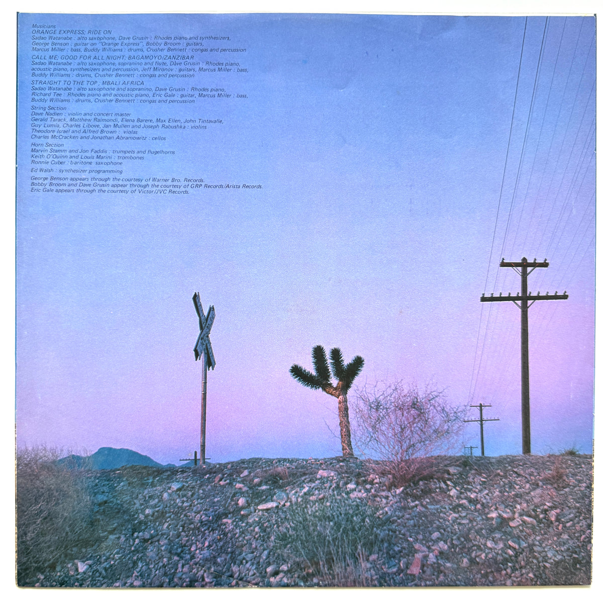 Sadao Watanabe - Orange Express (Original Press)