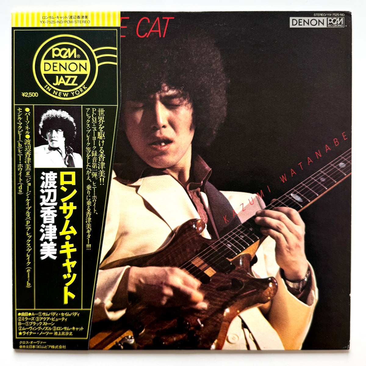 Kazumi Watanabe - Lonesome Cat (Original Press)