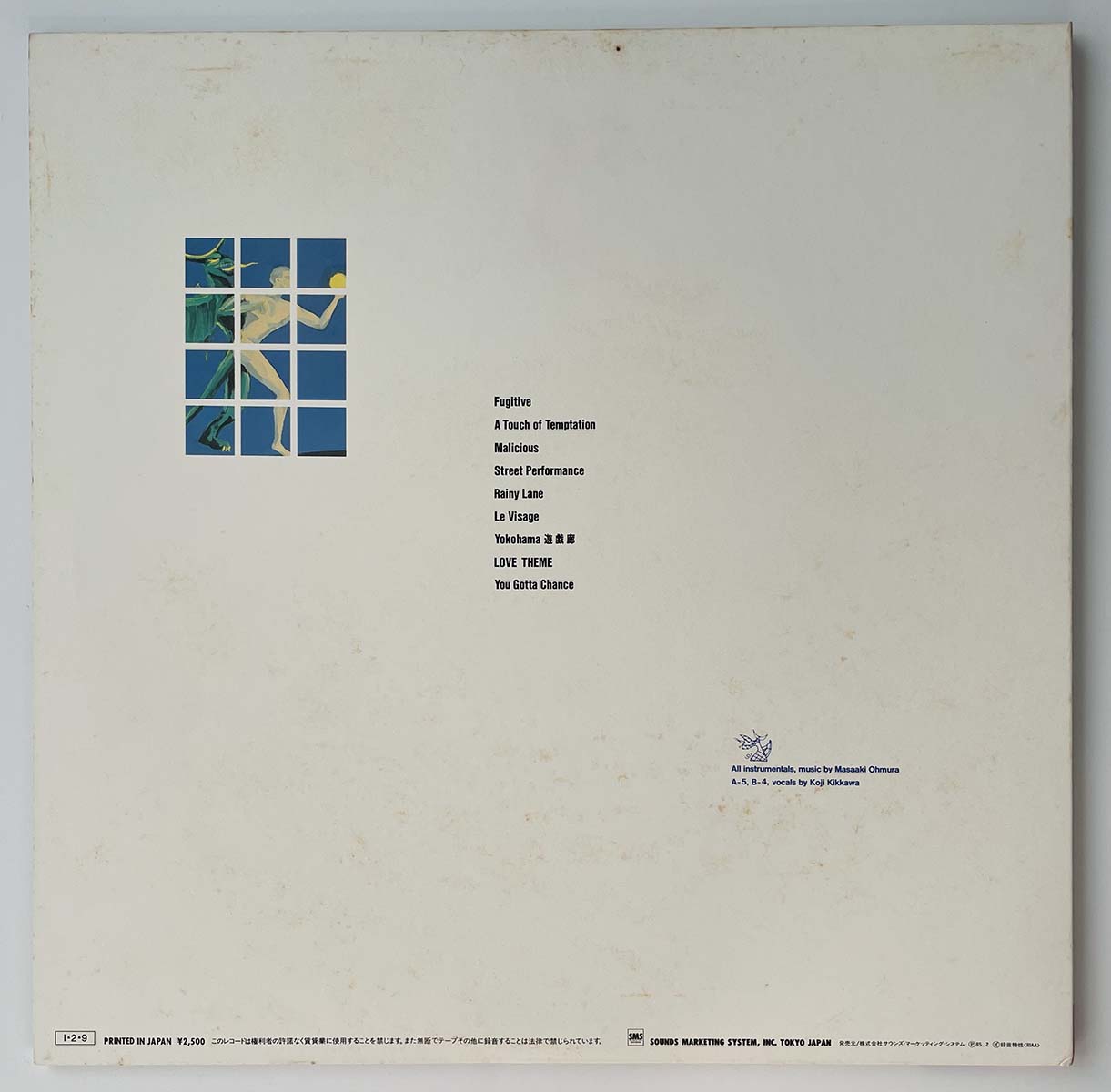 Masaaki Ohmuro - The Soundtrack "You Gotta Chance" (Original Motion Picture Soundtrack) [1985 Japan Original] (LP)