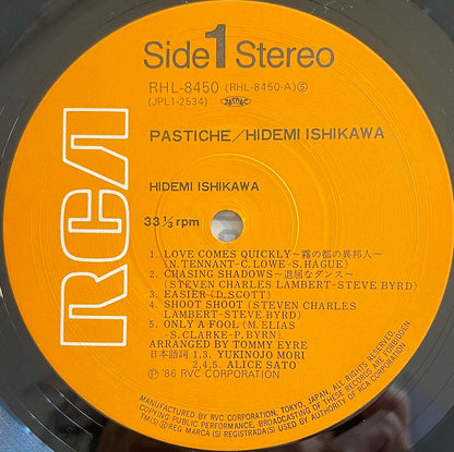 Hidemi Ishikawa - Pastiche [1986 Japan Original] (LP)