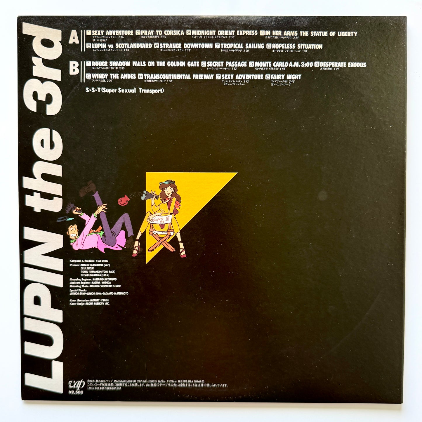 S.S.T. (Yuji Ohno) - Lupin The 3rd -Music Collection- (Original Press, With Poster)