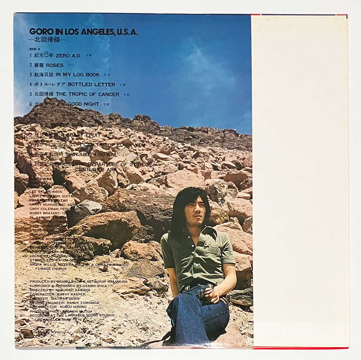 Goro Noguchi - Goro In Los Angeles, U.S.A. [1976 Japan Original] (LP)