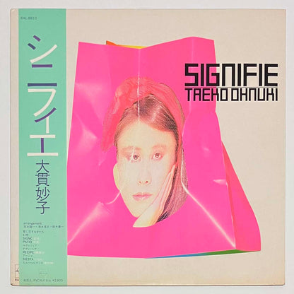 Taeko Ohnuki - Signifie [1983 Japan Original] (LP)