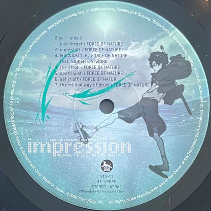 Force Of Nature / Nujabes / Fat Jon - Samurai Champloo Music Record - Impression [2022 Japan Original] (LP)