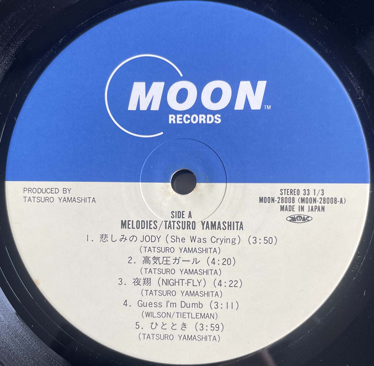 Tatsuro Yamashita - Melodies [1983 Japan Original] (LP)
