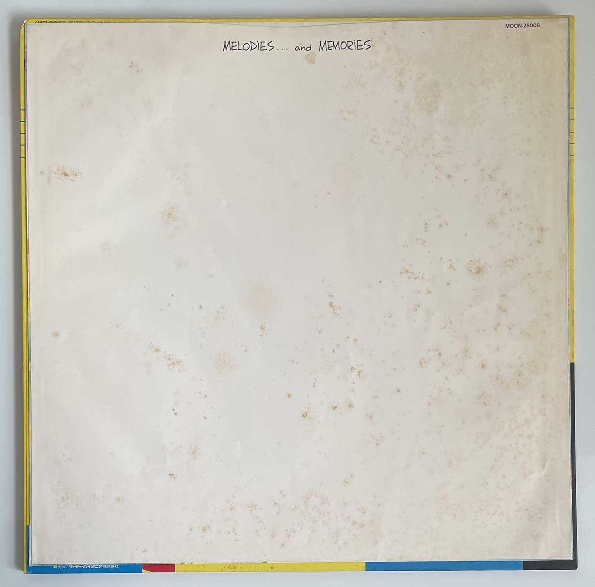 Tatsuro Yamashita - Melodies [1983 Japan Original] (LP)
