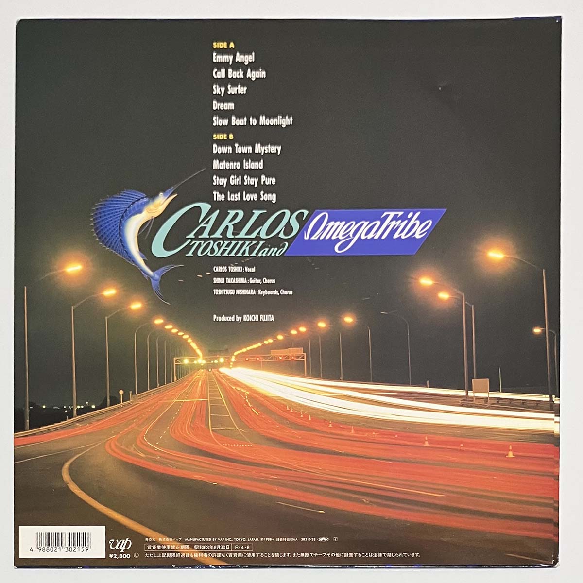 Carlos Toshiki And Omega Tribe - Down Town Mystery (