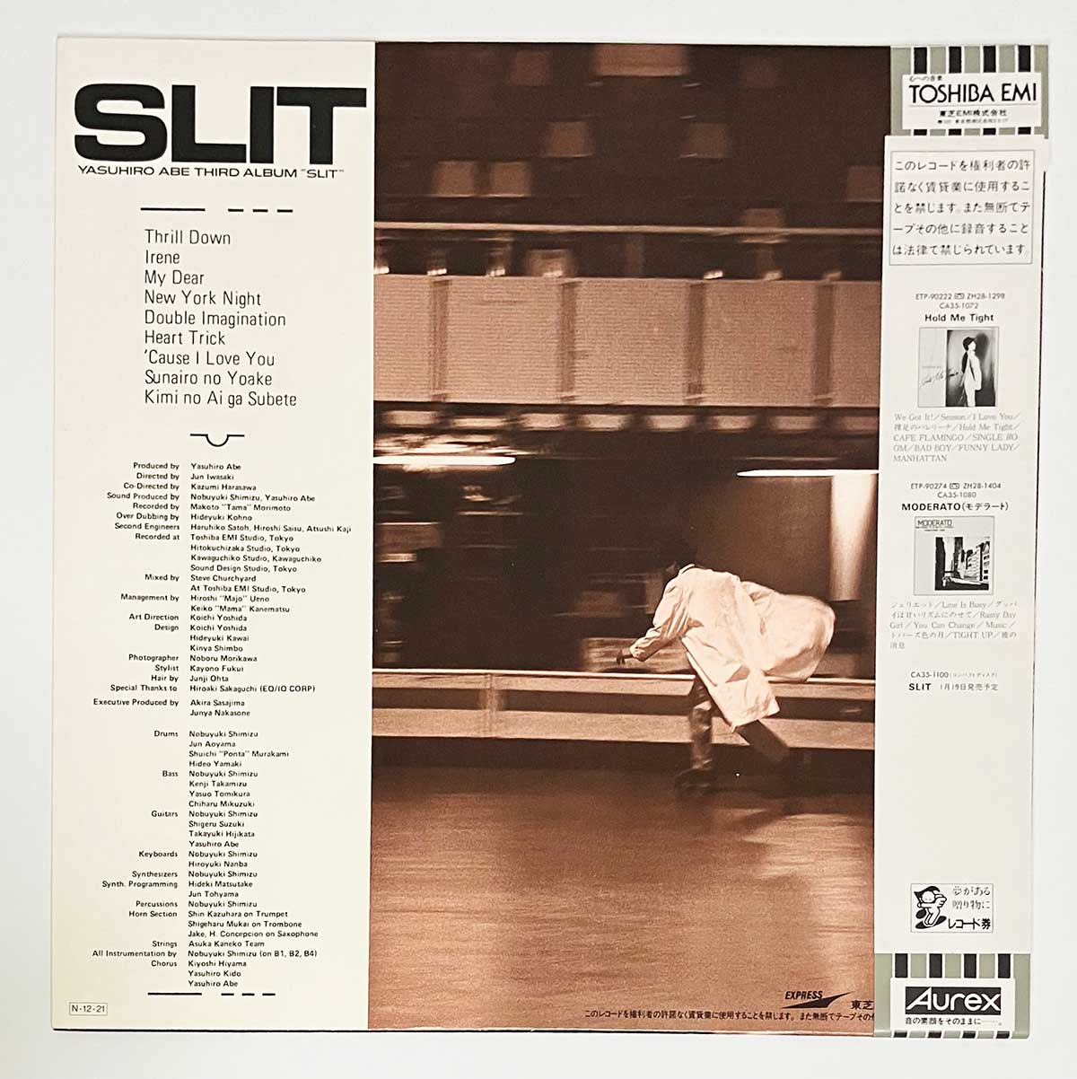 Yasuhiro Abe - Slit [1984 Japan Original] (LP)