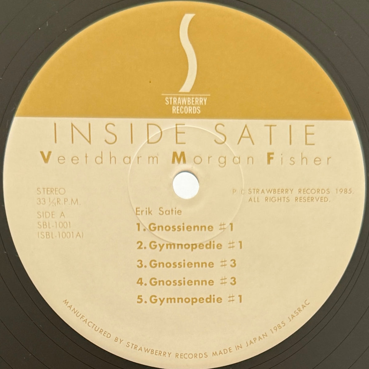 Morgan Fisher - Inside Satie (Original Press)