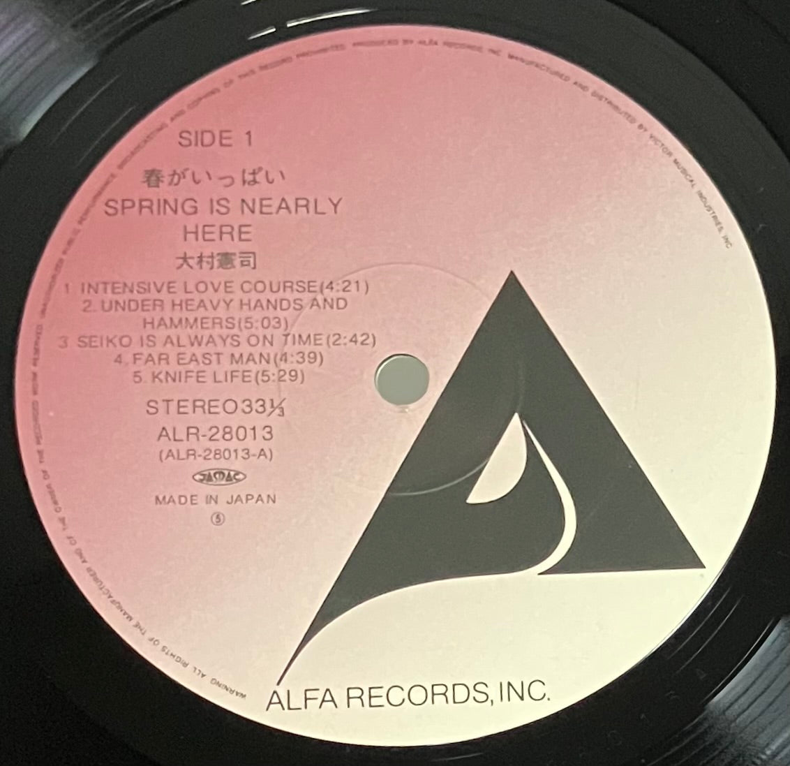 Kenji Omura - Spring Is Nearly Here [1981 Japan Original] (LP)
